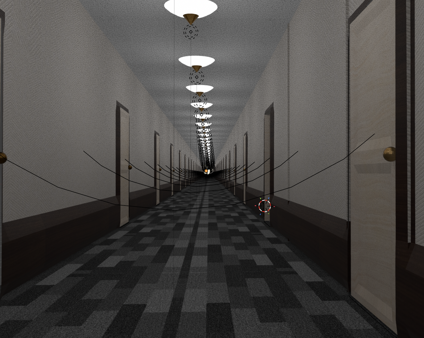 The ungodly raw composition of the hallway scene